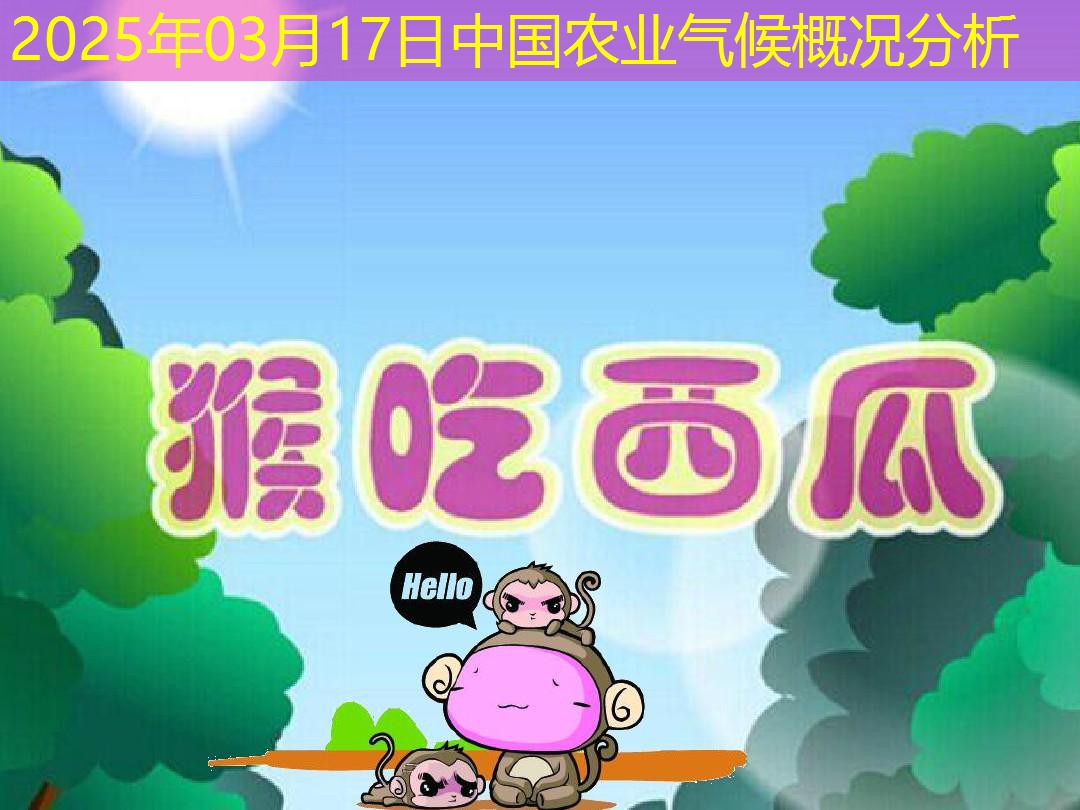 2025年03月17日中国农业气候概况分析