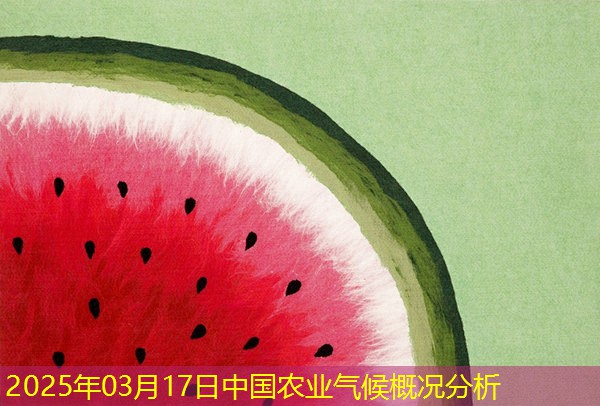 2025年03月17日中国农业气候概况分析