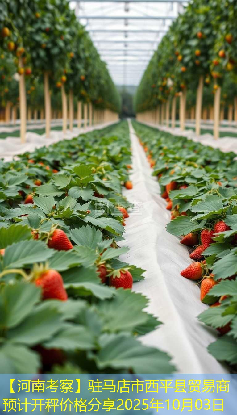 【河南考察】驻马店市西平县贸易商预计开秤价格分享2025年10月03日
