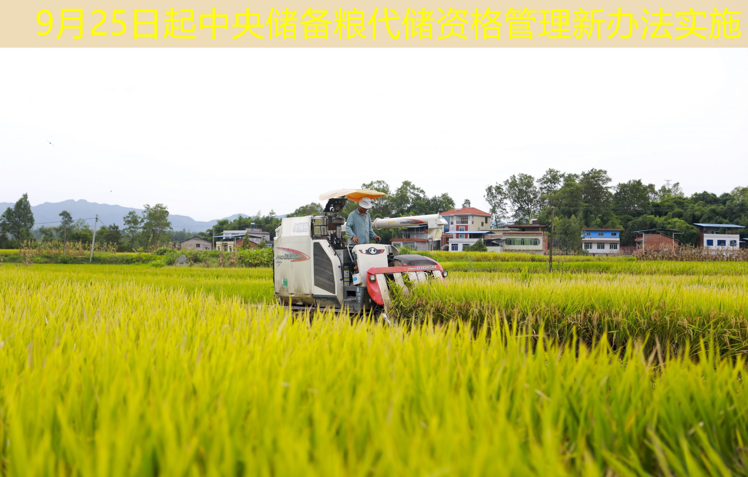 9月25日起中央储备粮代储资格管理新办法实施