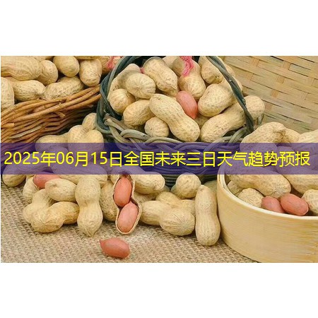 2025年06月15日全国未来三日天气趋势预报